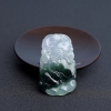 缅甸天然糯种飘花翡翠连年有余吊坠 - 红掌柜