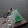 糯种翡翠福牌吊坠-红掌柜