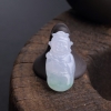 缅甸天然糯种飘翠翡翠禄星吊坠 - 红掌柜