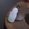 天然糯种飘翠翡翠禄星吊坠 - 红掌柜