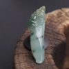 天然缅甸糯种俏色翡翠龙吊坠-红掌柜