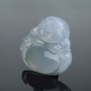 糯冰种浅绿翡翠佛吊坠-红掌柜