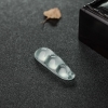 冰种淡晴水翡翠福豆-红掌柜
