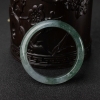 52mm糯冰种翡翠平安镯-红掌柜
