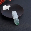 缅甸冰糯种飘绿翡翠吊环 - 红掌柜