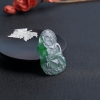 天然冰种飘绿翡翠观音吊坠 - 红掌柜