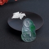 缅甸天然冰种飘绿翡翠吊坠 - 红掌柜