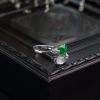 冰糯种翠色翡翠戒指 - 红掌柜