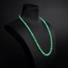 A货天然糯种苹果绿翡翠项链 - 红掌柜