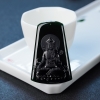 缅甸天然冰糯种墨翠大势至菩萨吊坠-红掌柜