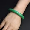 糯种满绿翡翠手镯-红掌柜