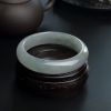 A货天然冰糯种浅绿翡翠手镯 - 红掌柜