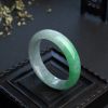 53#缅甸糯种飘绿翡翠手镯-红掌柜