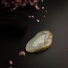 缅甸天然冰糯种飘黄翡翠吊坠 - 红掌柜