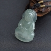 浅绿翡翠观音吊坠-红掌柜