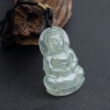 糯冰种翡翠观音吊坠-红掌柜