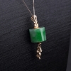 天然糯种翠色翡翠路路通吊坠-红掌柜