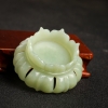 青玉莲花摆件-红掌柜