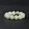 天然籽料和田青白玉瑞兽头手串-红掌柜