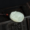 天然籽料和田白玉吊坠-红掌柜