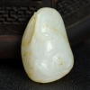 俏色和田玉喜登联科吊坠-红掌柜