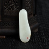 新疆天然和田白玉年年有余吊坠-红掌柜