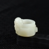 新疆天然和田白玉骷髅戒指-红掌柜