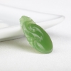 天然山料和田碧玉如意吊坠-红掌柜