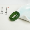 天然俄罗斯山料和田玉戒指-红掌柜