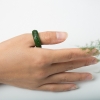 俄罗斯山料和田碧玉戒指-红掌柜