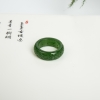天然俄罗斯和田碧玉戒指-红掌柜