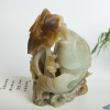 天然俄罗斯和田玉年年有余摆件-红掌柜