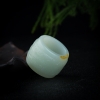 籽料和田青白玉扳指-红掌柜