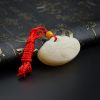 俄料和田玉锁头吊坠-红掌柜