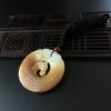 新疆天然和田玉龙马平安扣吊坠-红掌柜