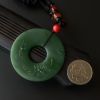 俄料和田碧玉吊坠-红掌柜