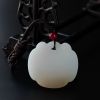 天然和田玉吊坠 - 红掌柜