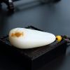 天然和田玉手把件-红掌柜