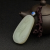 和田玉观音吊坠 - 红掌柜