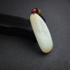 天然和田玉观音吊坠 - 红掌柜