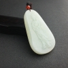 天然山料青白玉观音吊坠 - 红掌柜