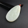 山料和田青白玉观音吊坠 - 红掌柜
