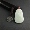俄罗斯和田青白玉福在眼前吊坠 - 红掌柜