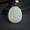 俄料青白玉山料大日如来吊坠-红掌柜
