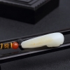 新疆天然和田羊脂白玉吊坠-红掌柜