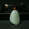 新疆天然山料和田青白玉天鹅吊坠-红掌柜
