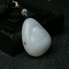 新疆山料和田羊脂白玉佛吊坠-红掌柜