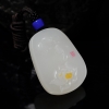 山料和田羊脂白玉吊坠-红掌柜