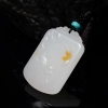 和田羊脂白玉喜事连连吊坠-红掌柜