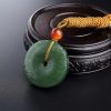 天然碧玉平安扣吊坠-红掌柜